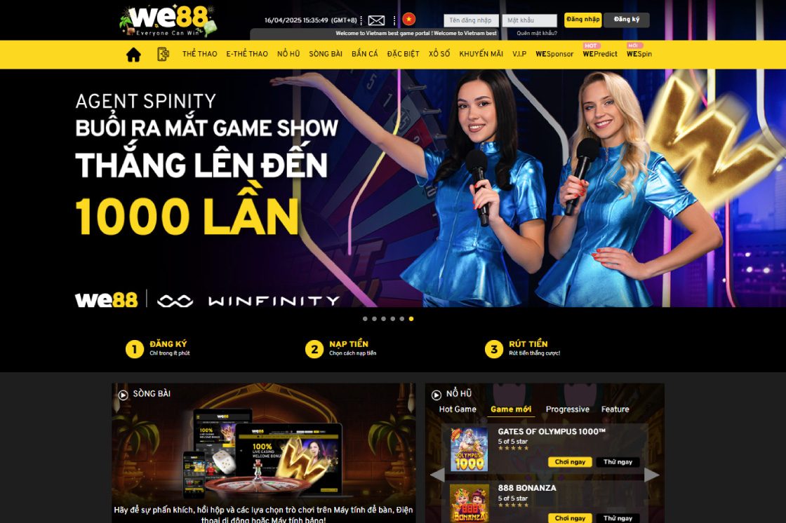 WE88 game bài đổi thưởng