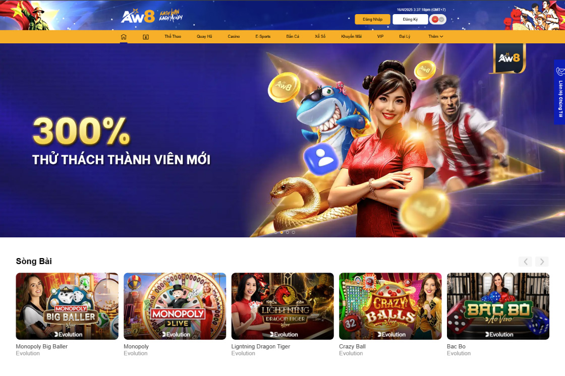 AW8 game bài đổi thưởng 2025