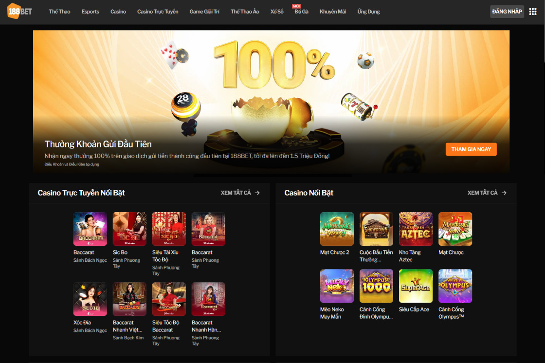 188BET vào Top 10 game bài đổi thưởng uy tín nhất Việt Nam 2025